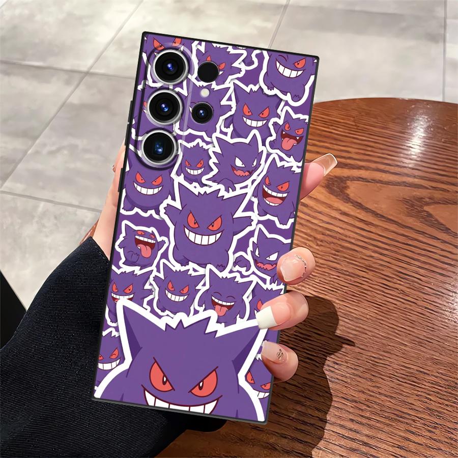 Funda Phone Cover Case for Samsung Galaxy S26 S21 FE S23 S24 Plus Note 20 Ultra 8 9 10 S25 Ultra S20 S10 S9 Cool Gengar Pokemon