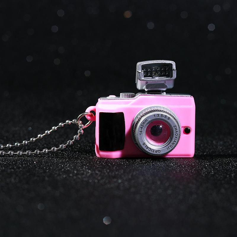 Luminous Flash Camera Pendant Necklace with Sound for Men & Women - Hip-Hop Retro Style