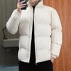Down Cotton Clothes, Men's Winter Couple's Stand-up Collar Jacket, Flowing Cotton-padded Clothes, Thickened Short Bread Clothes.