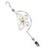 Butterfly Wind Chimes Luminous Wrought Iron Decoration Balcony Pendant White Boxed