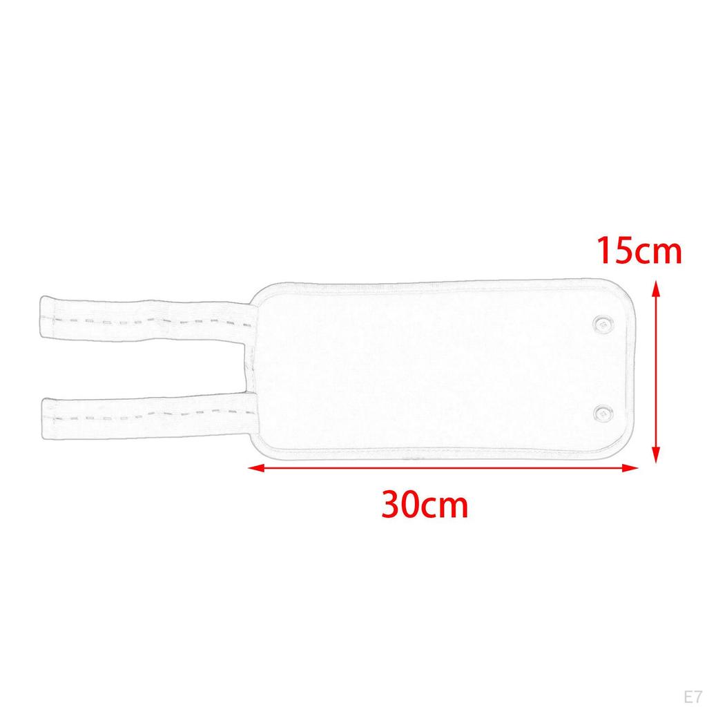 Rizinusölbeutel ,Weich mit verstellbarem elastischem Band Hochabsorbierende Wickel-Taille
