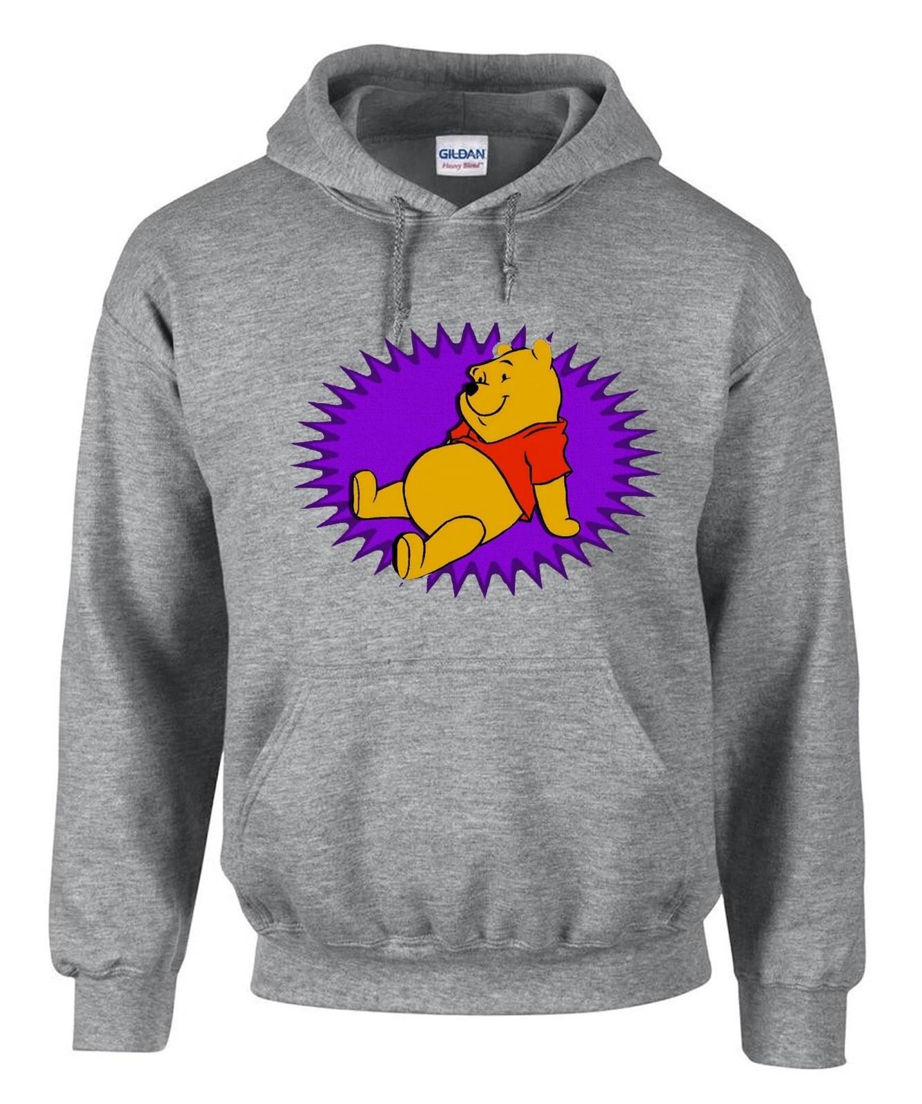WINNIE PUCH Graue Hoodies Kapuzenpullover -3350 -Grau XL