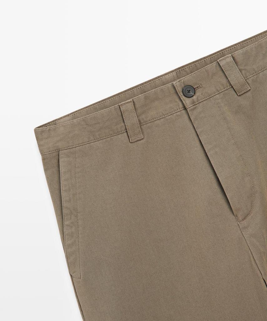 Masimodutti Cotton Relaxed Fit Pants