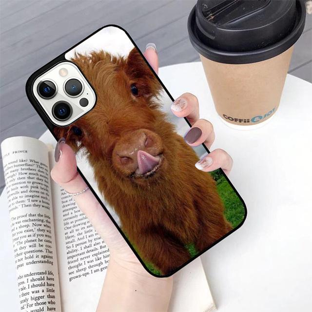 Cow cute spot cartoon print Phone Case Cover for iPhone 17 Air 16 16e 15 12 11 13 14 Pro Max Apple Plus Coque