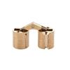 2Pcs Furniture Metal Concealed Hinges Cylindrical Hinges Small Barrels Hinges for Jewelry Keepsake Box Cabinet Door