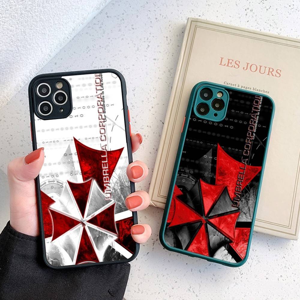 Horror Movie U-Umbrella C-Corporation Phone Case for iPhone 14 11 12 13 Mini Pro Max 8 7 Plus XS MAX Translucent Matte Cover