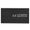 HDMI 2.0 Splitter Full HD 4Kx2K Video HDMI Switcher In 2 Out Amplifier Display 100‑240VUK Plug
