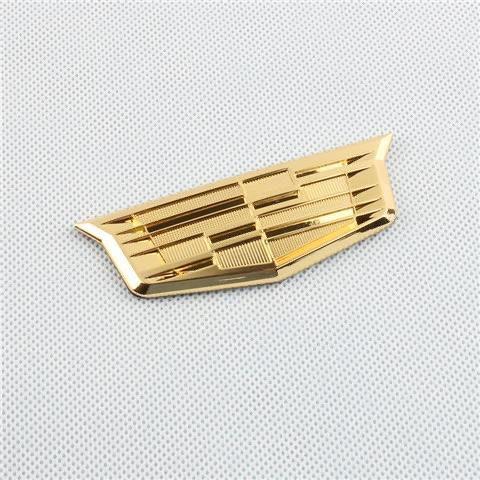 9.3cmx3.2cm Emblème de Coffre Arrière de Voiture Autocollant Latéral Décoration pour Cadillac XT5 ATSL XTS SRX Étiquette Pilier C Badge en Alliage Métallique Fenêtre
