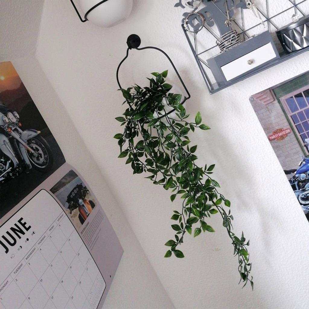 Artificial Pothos Vine Hanging Plant Faux Greenery Wall Decoration Realistic Leaf Texture Indoor Outdoor Use