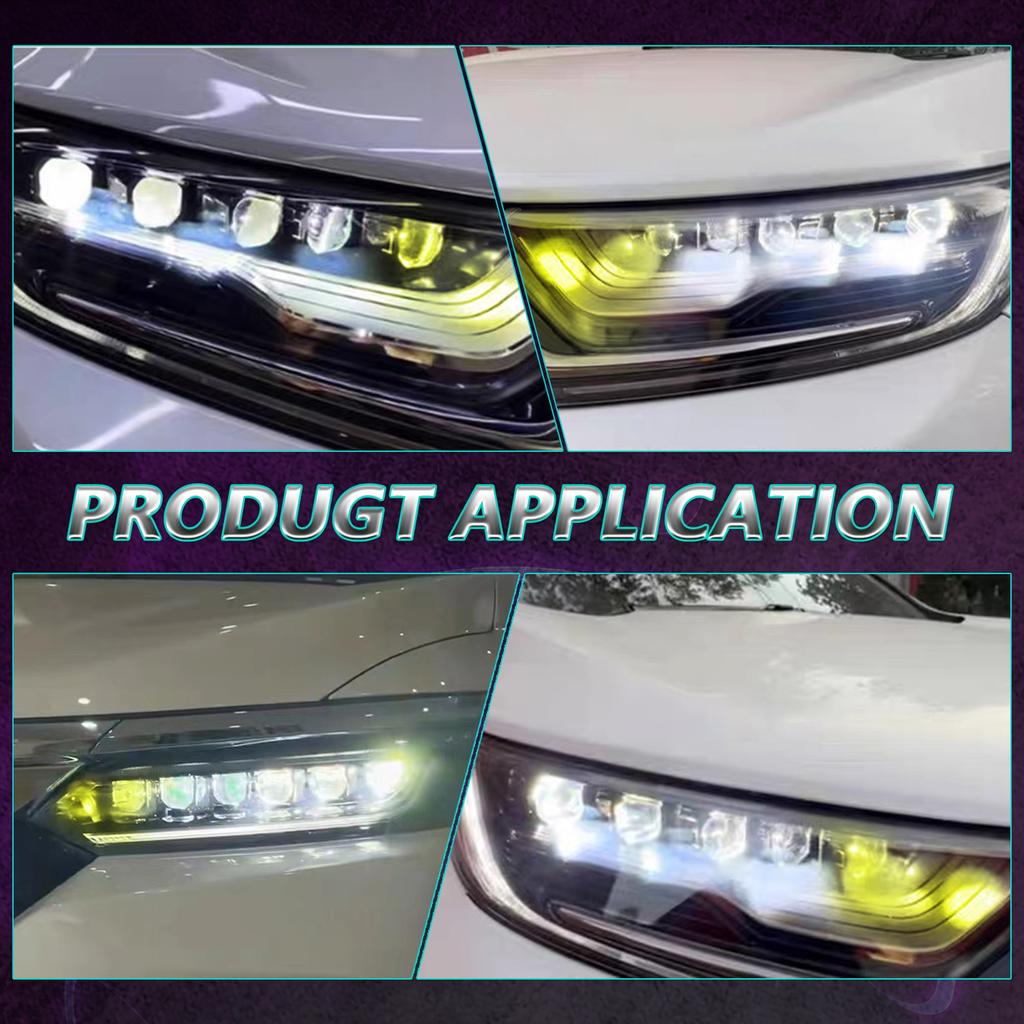 2pcs 1.5inch Mini LED Projector Lens Car Headlights Motorcycle Driving Lights Spot Beam Round