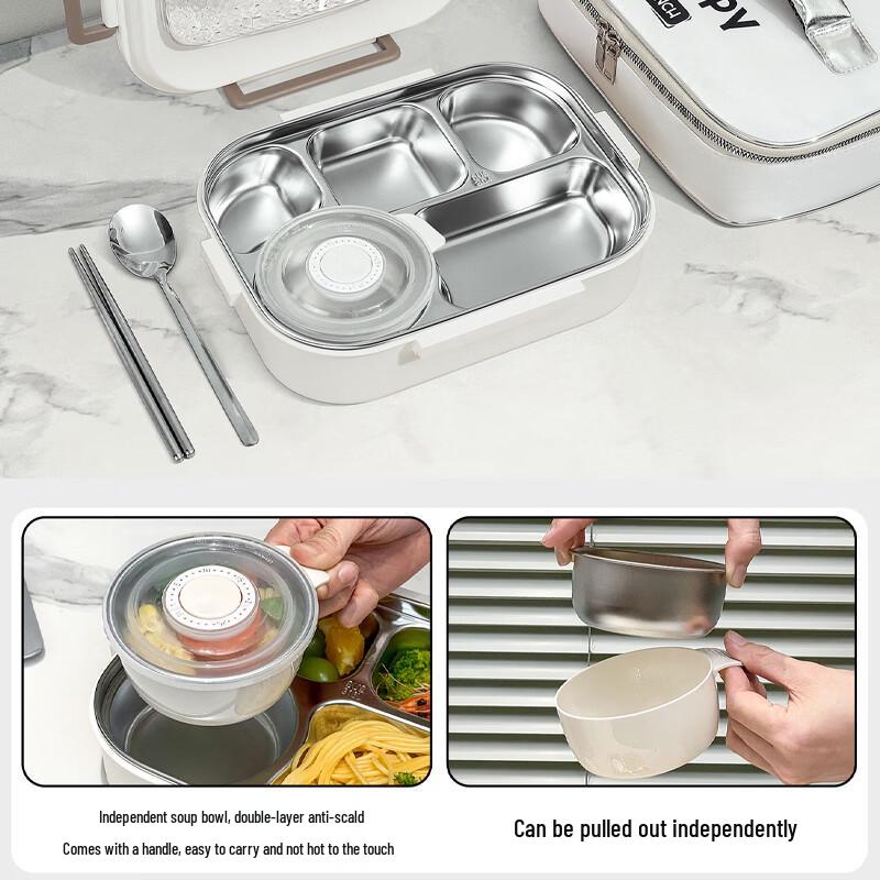 KATEI STORY 316 Stainless Steel Microwaveable Insulated Lunch Box
