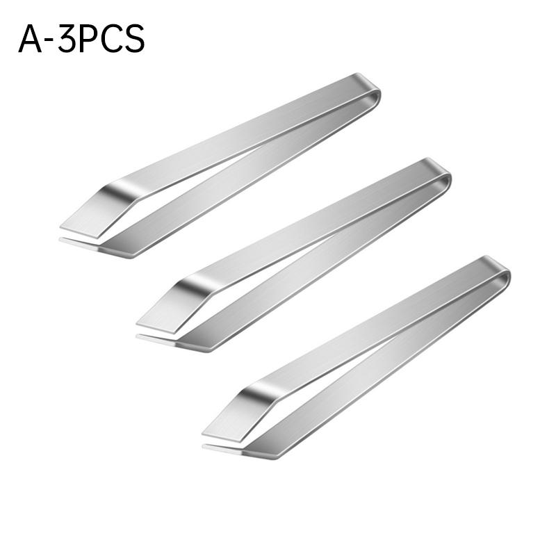 1/3PC Stainless Steel Fish Bone Tweezers Pincer Clip Puller Remover Tongs Fish Bone Plucking Clamp Kitchen Gadgets Seafood Tools