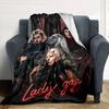 Gaga Print Flannel Blanket High Quality Warm Comfortable Cover for All Seasons Perfect for Gifts Home Decor