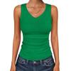 1-3 Stück Damen Geripptes Träger-Cami-Top, Eng anliegende Ärmellose Weste, Sommer-Trainings-Tanktop für Sport & Tägliche Kleidung