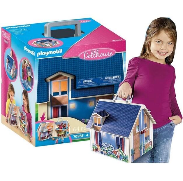 Конструктор Playmobil 70985 Новый портативный домик в чемодане