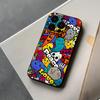 Monster Party Phone Case For Iphone 15 16 12 14 Se 2020 The Waves 2022 Pro Max 11 13 Xr X Xs Plus Funda Shell Cover