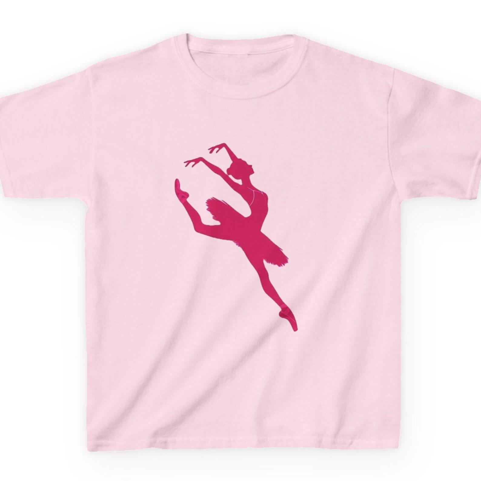 Primadonna Ballerina Girls T-Shirt | Little Dancer First Recital Tee | Pink Ballet Slippers Youth Shirt | Fast & Free Shipping USA 150