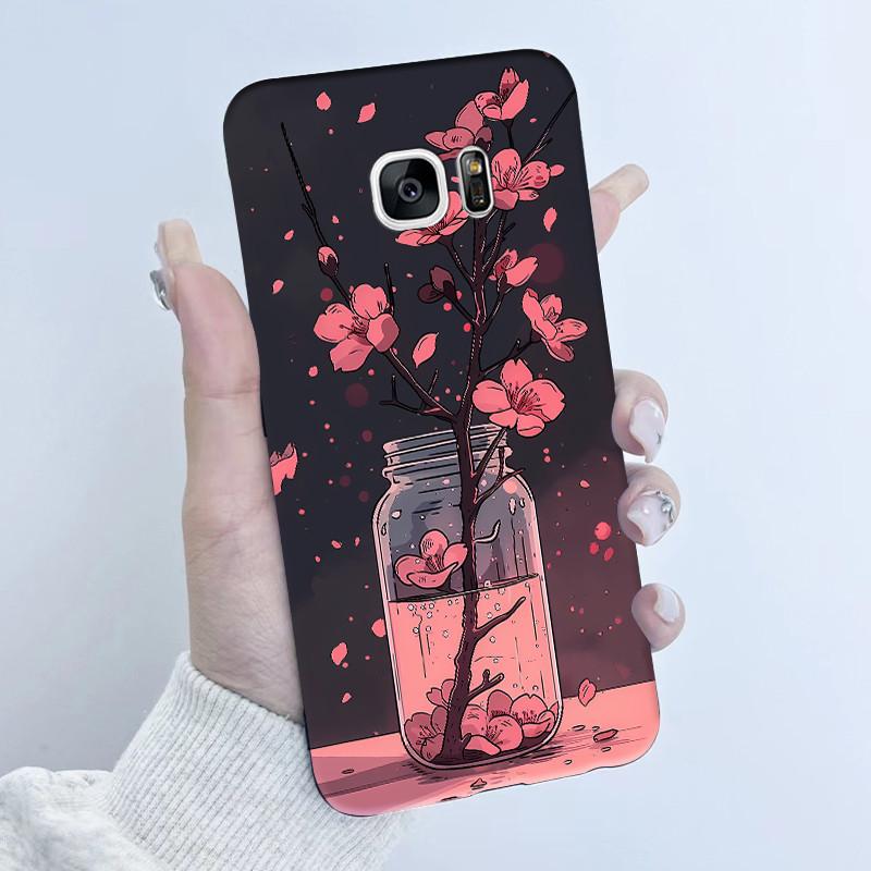 For Samsung Galaxy S7 S7Edge Case Soft TPU Silicone Cover Cute Astronaut Panda Phone Case For Samsung S7 S 7 Edge Coque Funda
