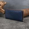 Wallet Head Layer Leather Personalized Crocodile Pattern Leather Handbag Retro Zipper Leather Wallet Texture Long Card Bag