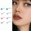 Nose Stud Super Flash Zircon Mini Small Diamond Girl Sexy Nightclub Stylish Fashion Puncture Trendy Cool Man Nose Studs Pin