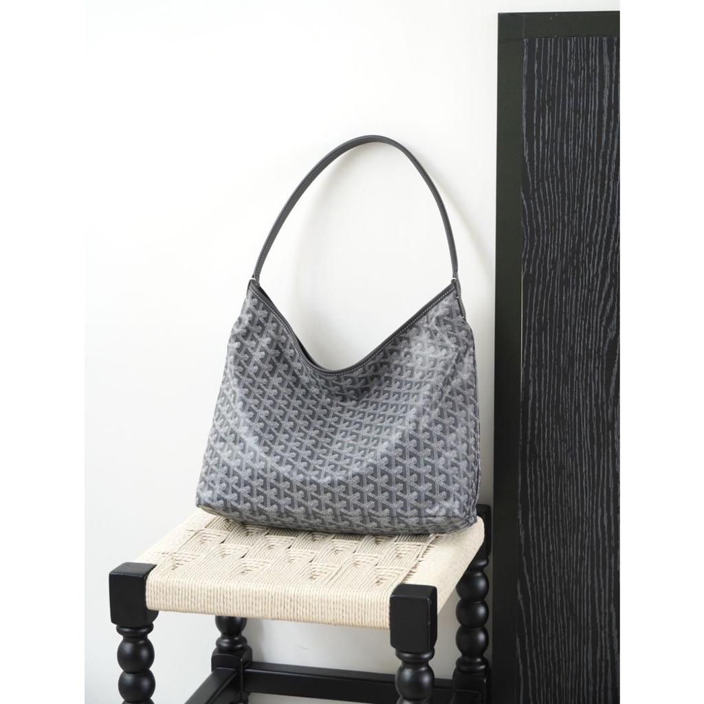 2025 new first-layer cowhide wax thread Goya hobo shoulder underarm bag mother and child bag genuine leather large-capacity tote bag