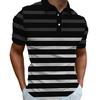 Stylish striped short-sleeve polo, casual and comfortable for everyday wear.
