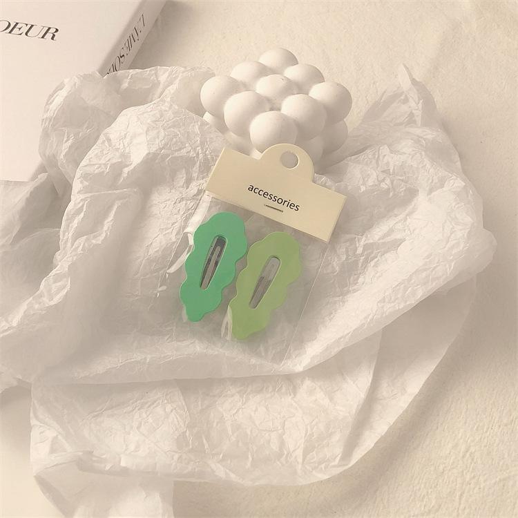 

2/3pcs Trendy Wave Clouds Shaped Hair Clips for Women Girls Sweet Candy Color Barrette Cute Hair Accessories Styling Tools