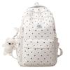 Schoolbagins Sweet Girl Polka Dot Backpack Large Capacity College Style Leisure Travel Backpack Fresh Student School Bag Female