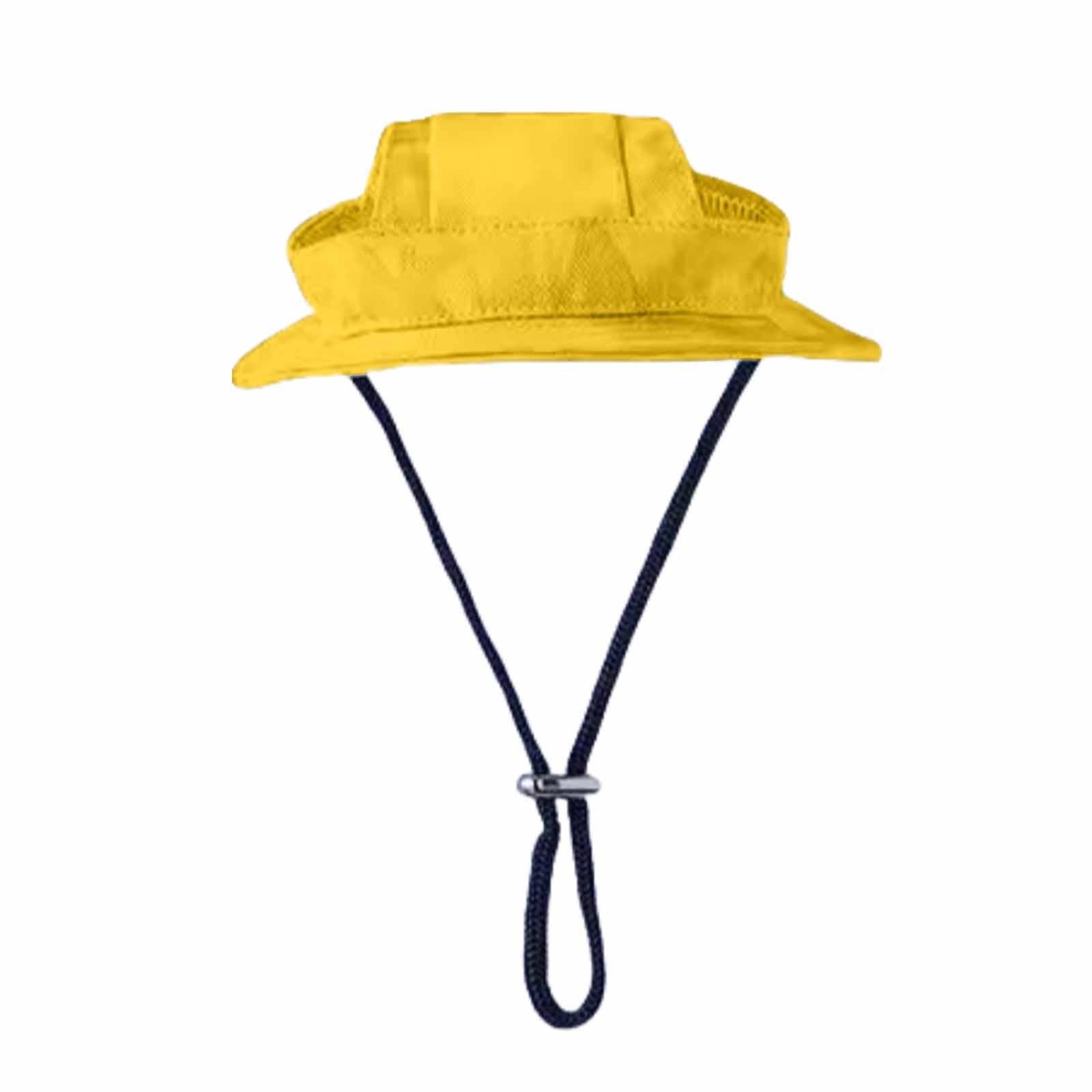 

Персонализированная шляпа от солнца с вышивкой имени питомца на заказ, весенне-летняя уличная шляпа, шляпа от солнца для питомца кошки собаки, шляпа от солнца для маленькой собаки S жёлтый