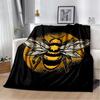 Cute Bee HoneyBee Insect Cartoon 3D Blanket,Soft Throw Blanket for Home Bedroom Bed Sofa Picnic Travel Office Cover Blanket Kids