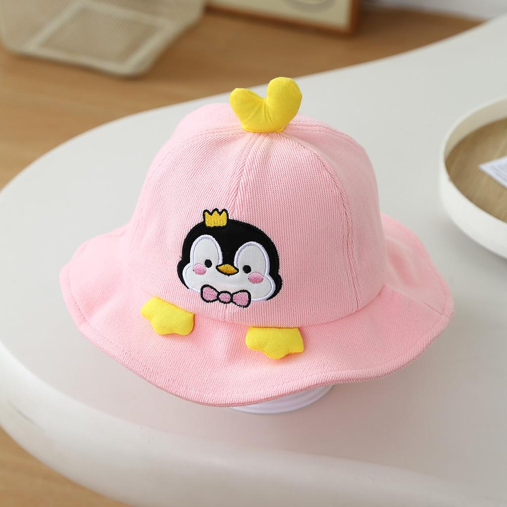 Bestickter Pinguin Kinder Fischerhut Mit Sonnenschutz Für Kleinkinder