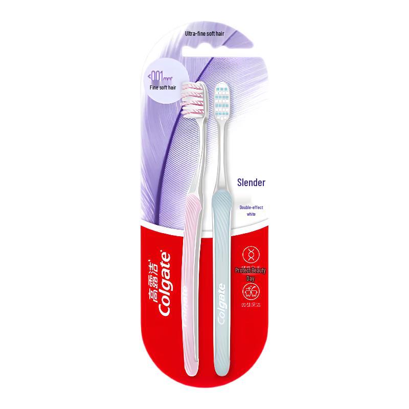Colgate Slim Soft Dual Action Whitening Toothbrush