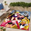 Sailor Moon Design Area Rug - Non-Slip, Soft & Cozy Floor Mat for Living Room, Bedroom, Office - Indoor/Outdoor Decorative Carpet