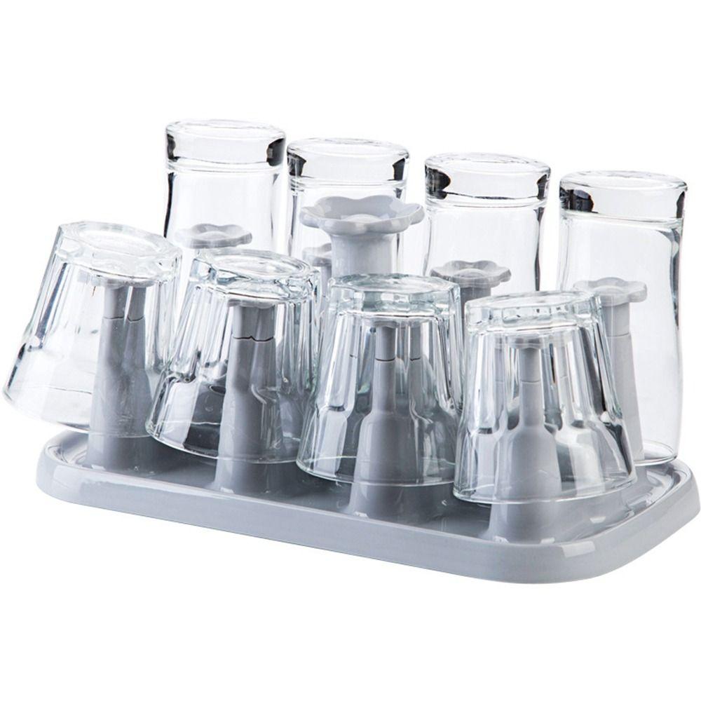 Plastic Drain Cup Holder Upside Down Water Cup Holder Cups Display Holder Tea Cup Holder  Desktop