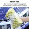 Car Wash Sponge, Suction Tire Wheel Wash Pad, Extra Thick Foam Scrubber, Easy