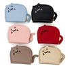 Women's Cute Internet-Style Cat Crossbody Card Holder: Multi-Slot, Large Capacity Cartoon Coin Purse