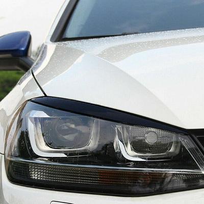 2PCS Artudatech Front Headlight Eyelid Eyebrow Cover Trim Black  For VW For Golf 7 For M K 7 For GTI Accessories
