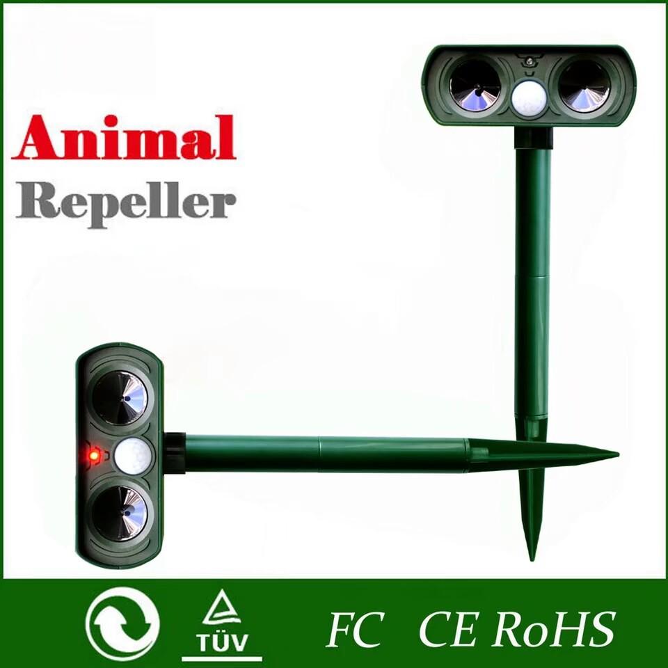 New Enhanced Multi-Animal Solar Pest Repeller for Mice, Snakes, Birds, Dogs, and Insects