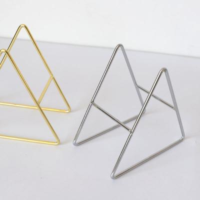 Silver Coaster Holder Space-saving Stand Rack Dish Support Drink
