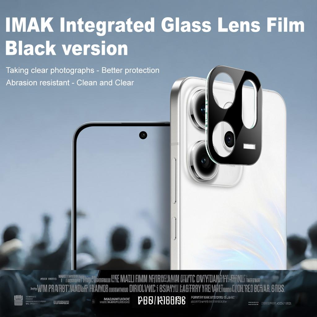 For OPPO Reno14 F 5G Global Glass IMAK High Definition Glass Lens Film Black Version
