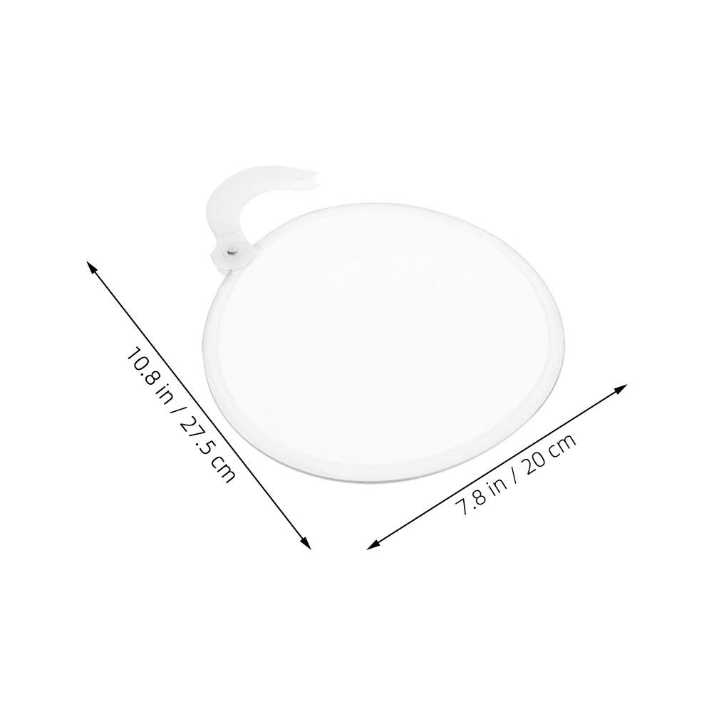 6 шт. Складные круглые веера Ручные портативные декоративные принадлежности для свадебной вечеринки Легкие охлаждающие инструменты Складные круглые