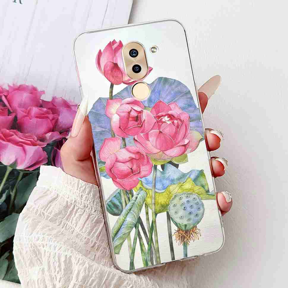 For Huawei Honor 6X BLN-AL10 Case Cute Cartoon Painting Soft Silicone TPU Cover For Honor 6X 6x BLN-L21 5.5" Popular Cats Shell