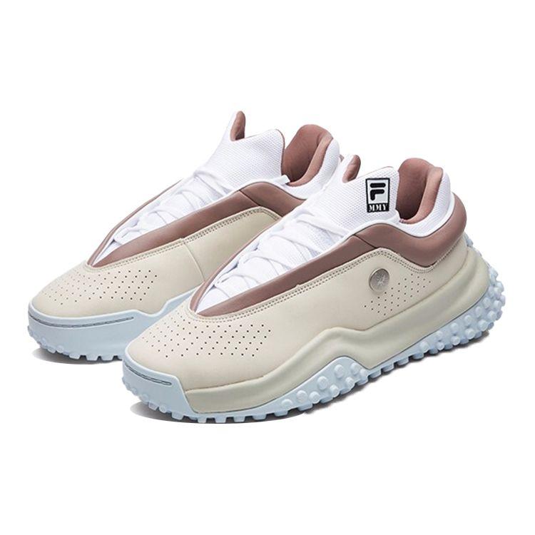 Mihara Yasuhiro X Fila FM Leather Fabric Comfortable Casual Low-Top Dad Shoes Men Sneakers White Brown F12M114136FWA