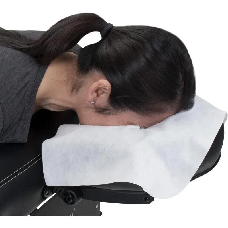 Super Soft Disposable Face Luxurious, Non-stick Massage Headrest for Massage Beds and Chairs, Perfect for Spas and Salons