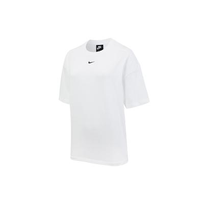 Printed Casual Sports Crew Neck Short Sleeve Drop Shoulder T-Shirt Women T-Shirts White DC5427-100