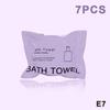 70x140cm Large Disposable Towel 7 or 14pcs Compressed Dry Bath Towels Soft and Portable for Travel Hotel Gym Beach Use