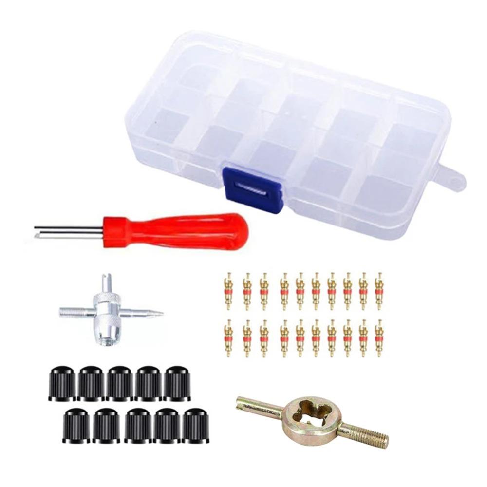

Slotted Handle Tire Valve Core Remover Screwdriver Kit for Car Bicycle Motorcycle Tire Repair & Install Maintenance