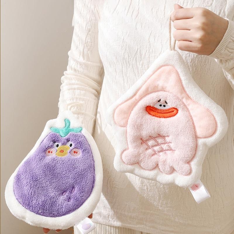 Luxurious Hand Towel Soft Bathroom Towels with High Absorbency, Quick Drying Kitchen Towels Soft Plushes Towel