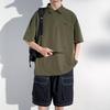 Men's Summer Lightweight Half-Zip Polo T-Shirt