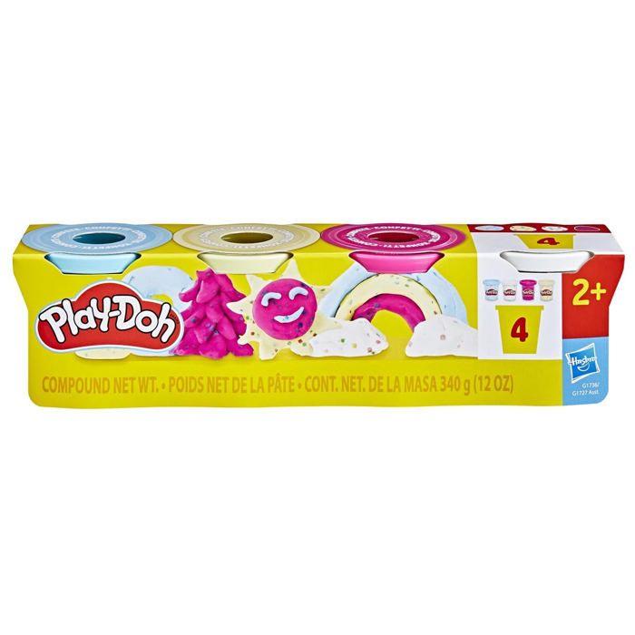 Confettis Amusants - PLAY-DOH - Pack de 4 - Multicolore - 85g par boîte - Pour enfants